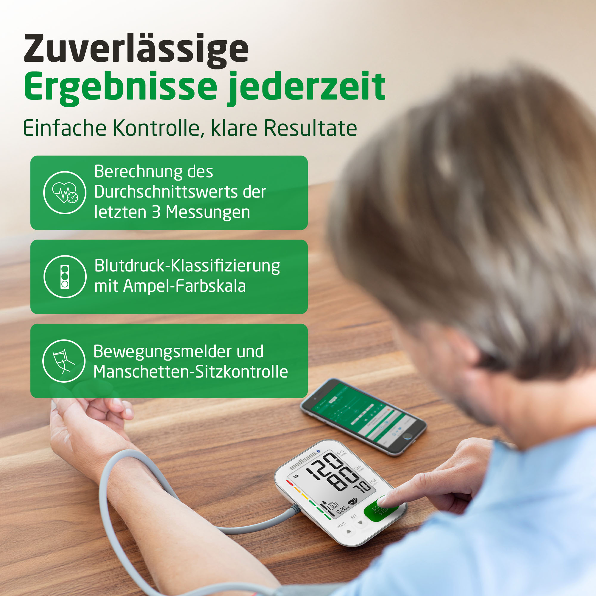 BU 572 connect | Bloeddrukmeter voor de bovenarm