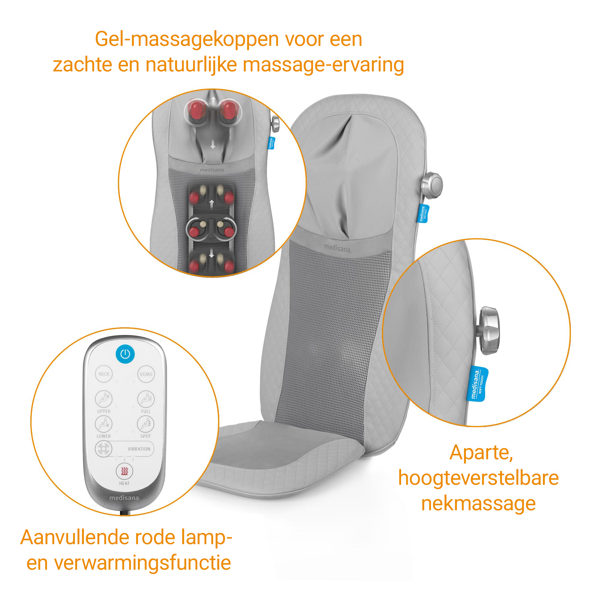 MCG 810 | Gel Shiatsu-massagezitkussen