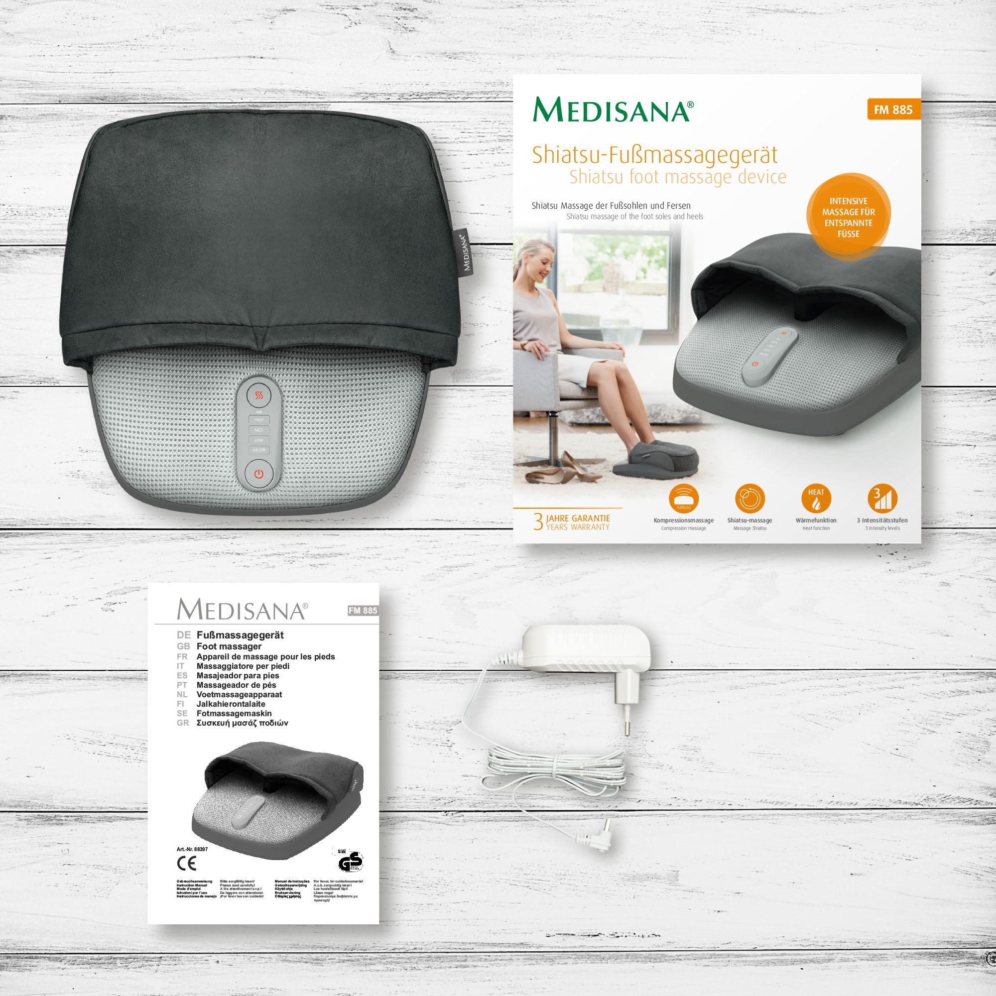 FM 885 | Shiatsu foot massager