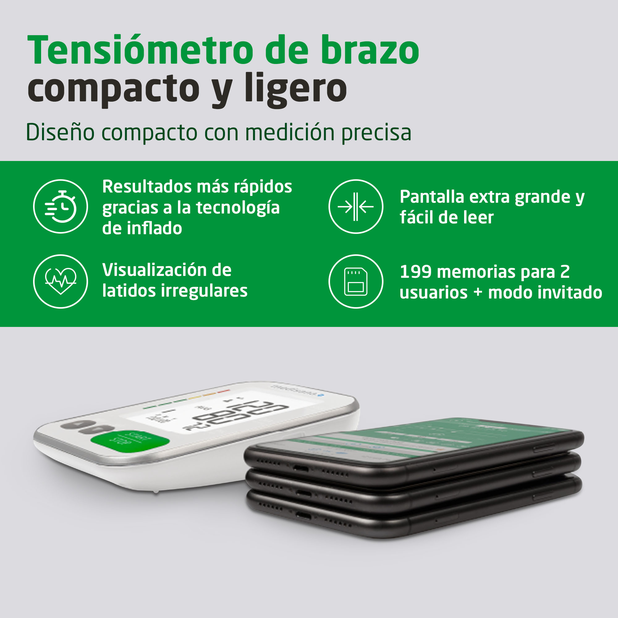 BU 572 connect | Tensiómetro de brazo