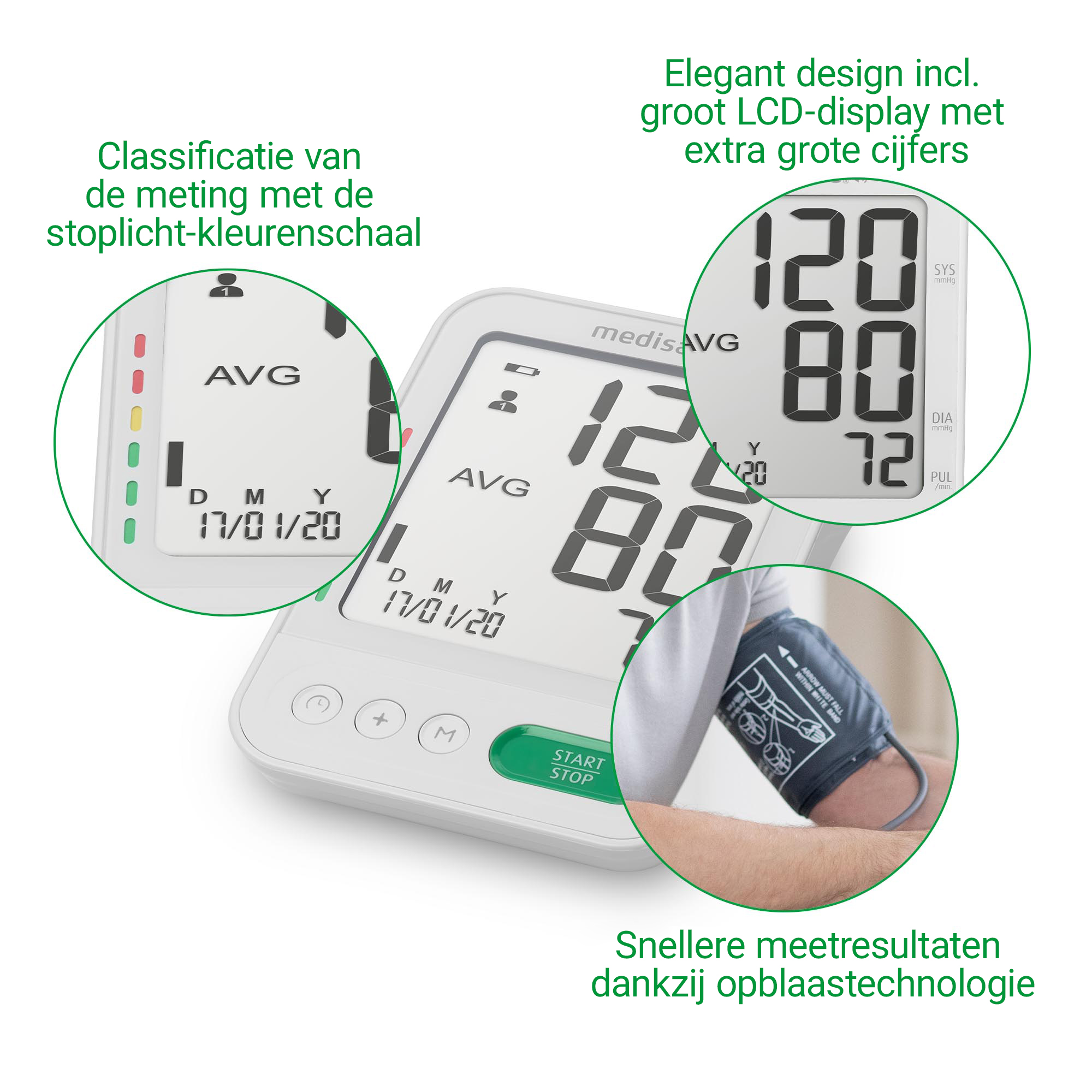 BU 586 Voice | Bovenarm-bloeddrukmeter