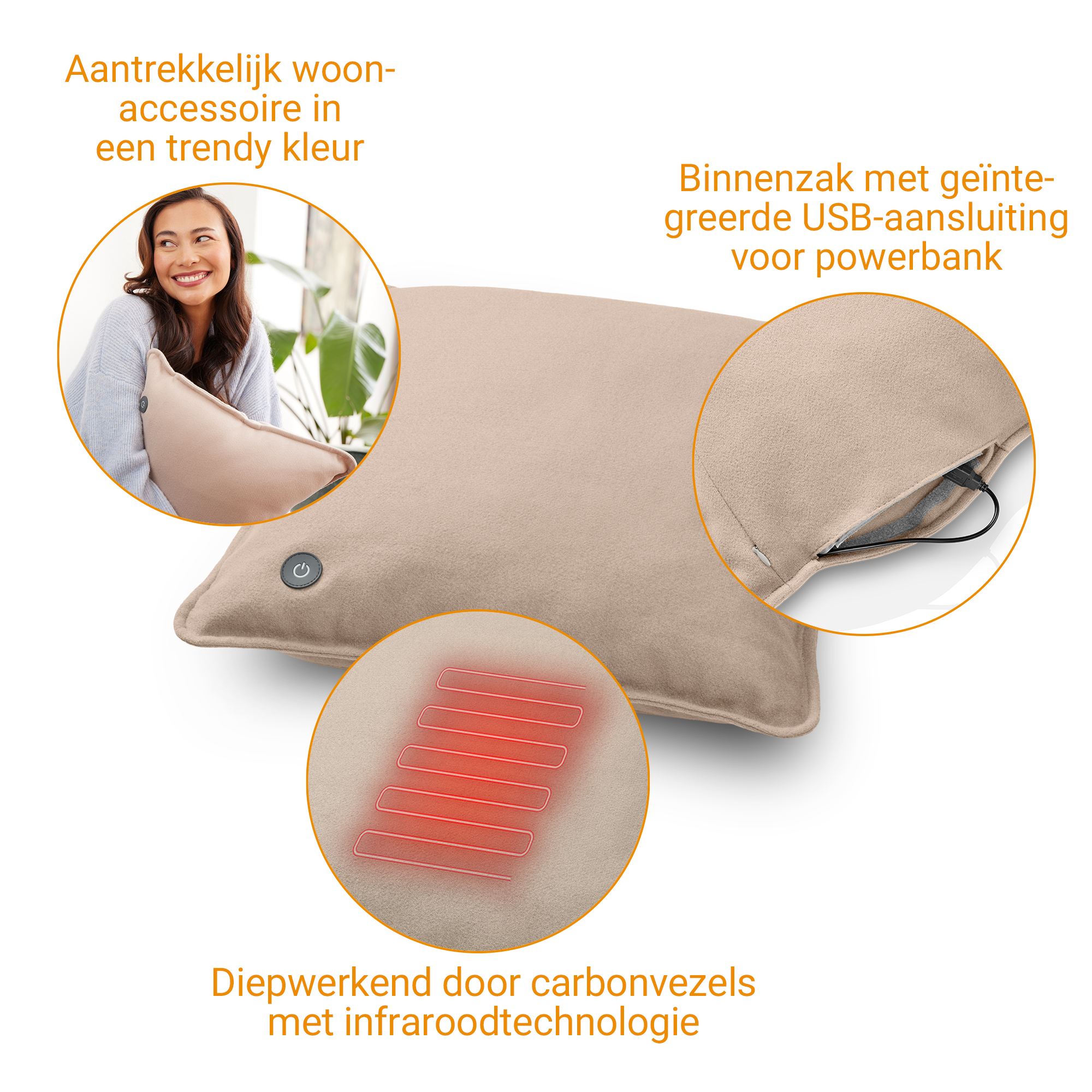 HC 200 | warmtekussen | zand