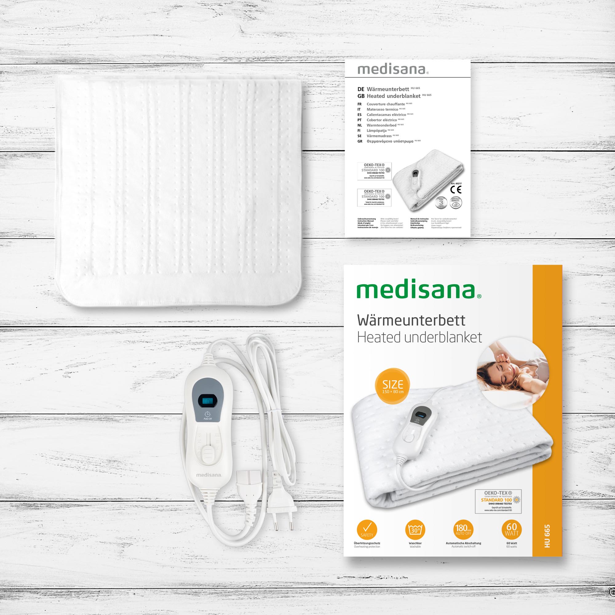 HU 665 | Manta térmica para debajo de la ropa de cama