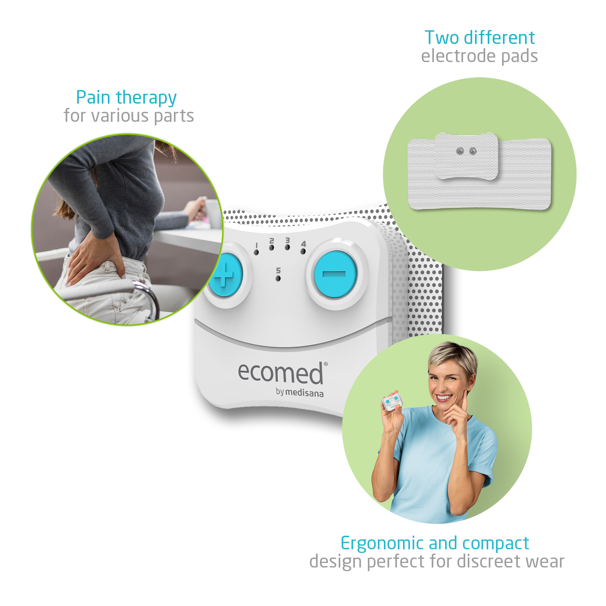 medisana TT-10E TENS inalámbrico