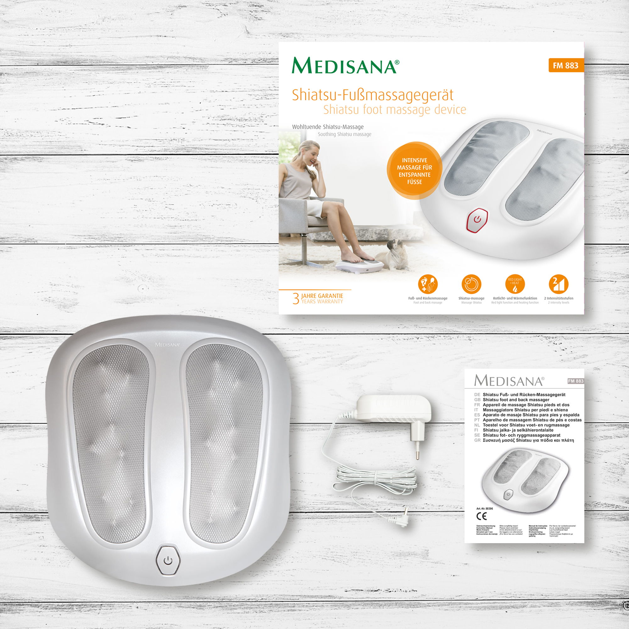 7ce4de57b7e036a8234a27272c236bf8 FM 883 | Masajeador de pies Shiatsu