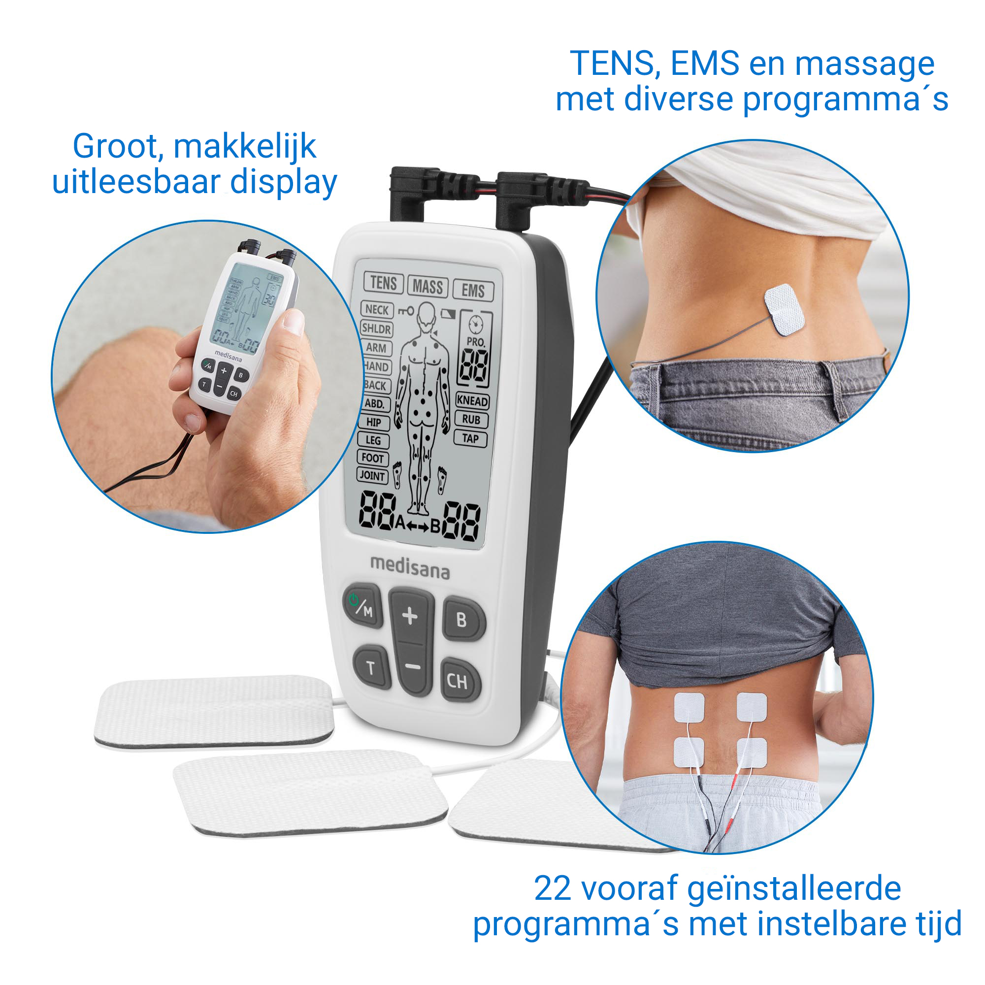 TT 200 | 3-in-1 elektrotherapieapparaat