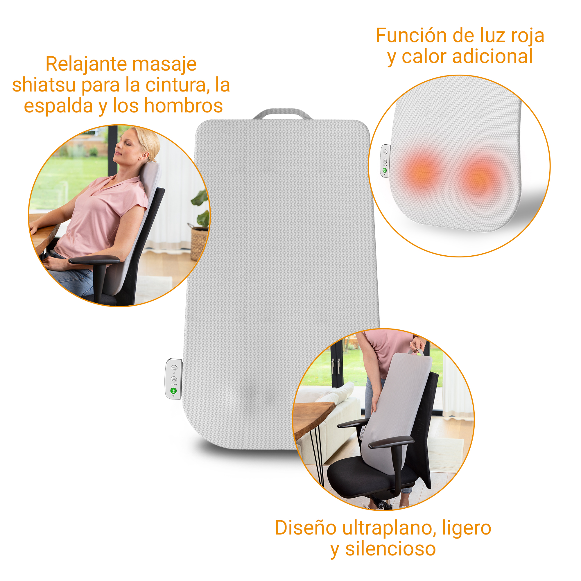 MC 600 | Shiatsu-rugmassageapparaat