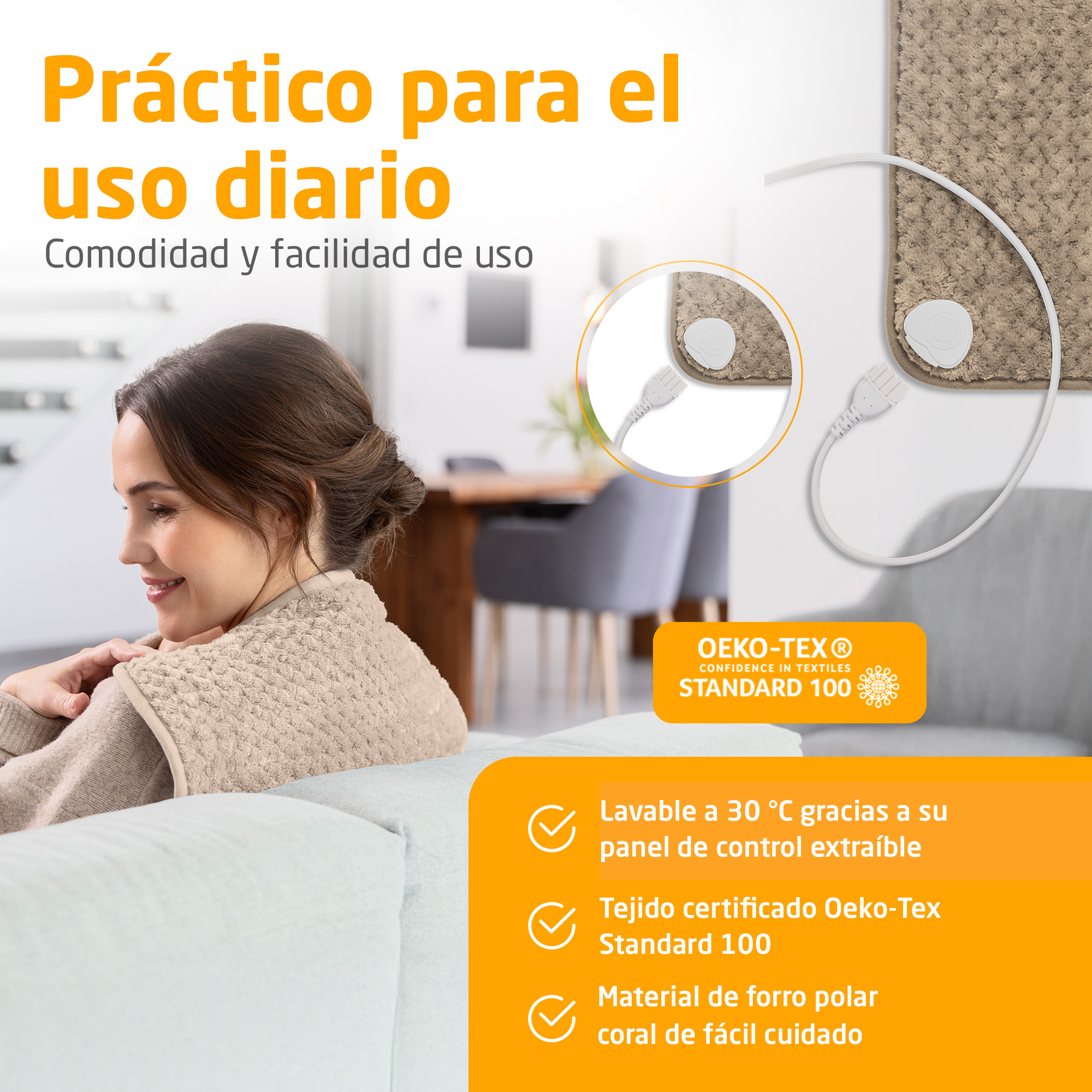 medisana HP 519 Heizkissen - cloud creme medisana HP 519 Heizkissen - cloud creme