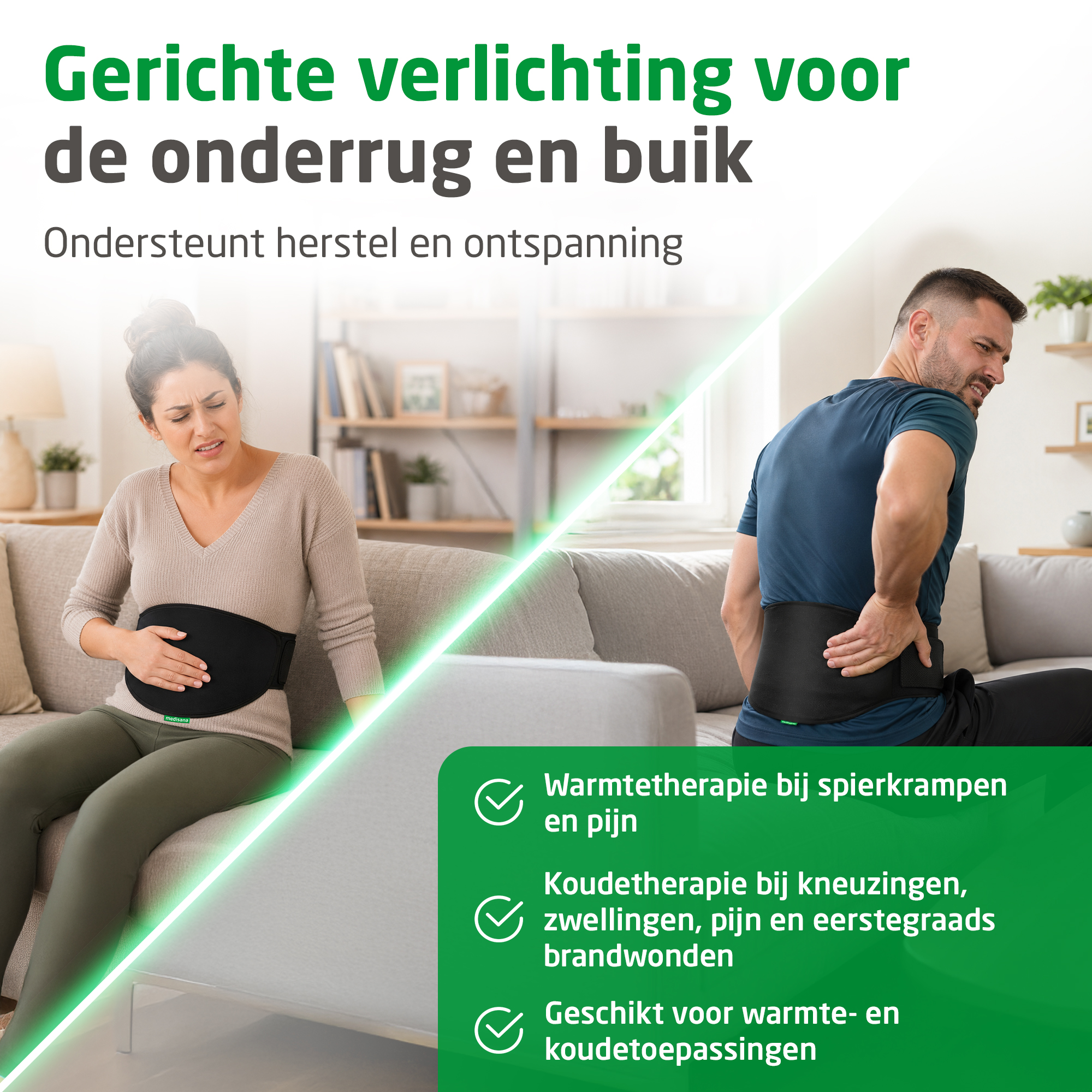GP 104 | Warm- en koudekompres voor de rug
