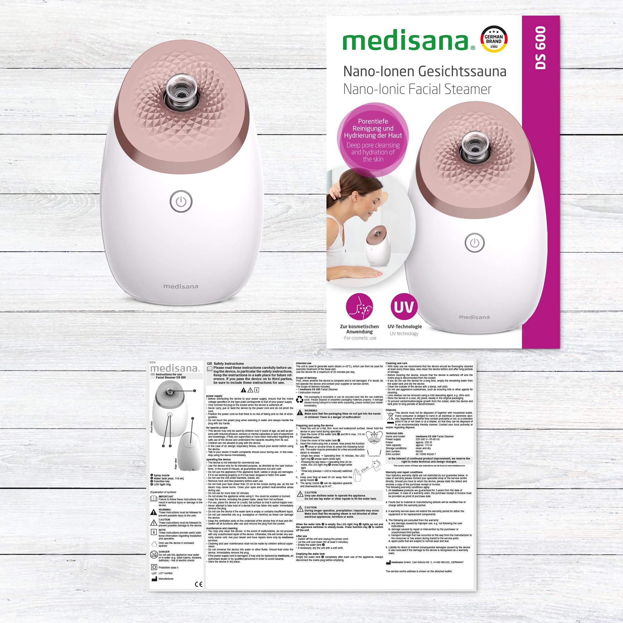 a90f5ef77390c5ae8e3f1ee168ce9584 DS 600 | Nano-ionic facial steamer