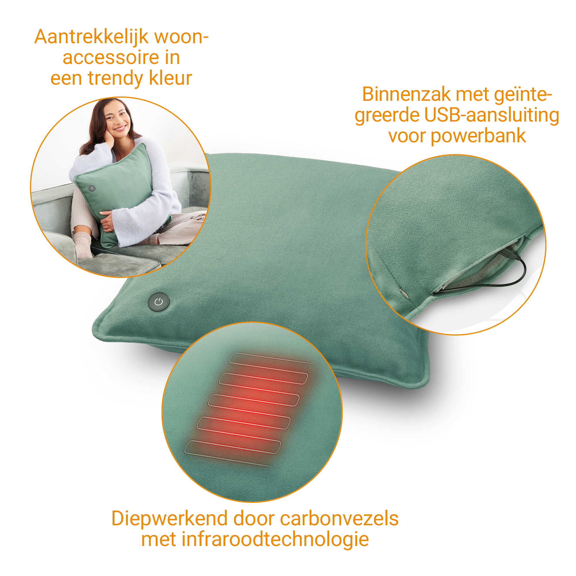 HC 250 | warmtekussen | groen