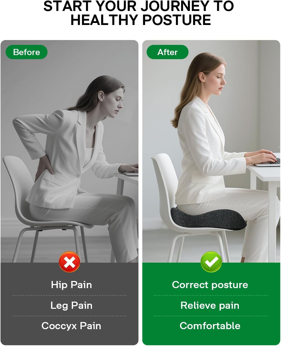 MC 100 | Ergonomic seat cushion