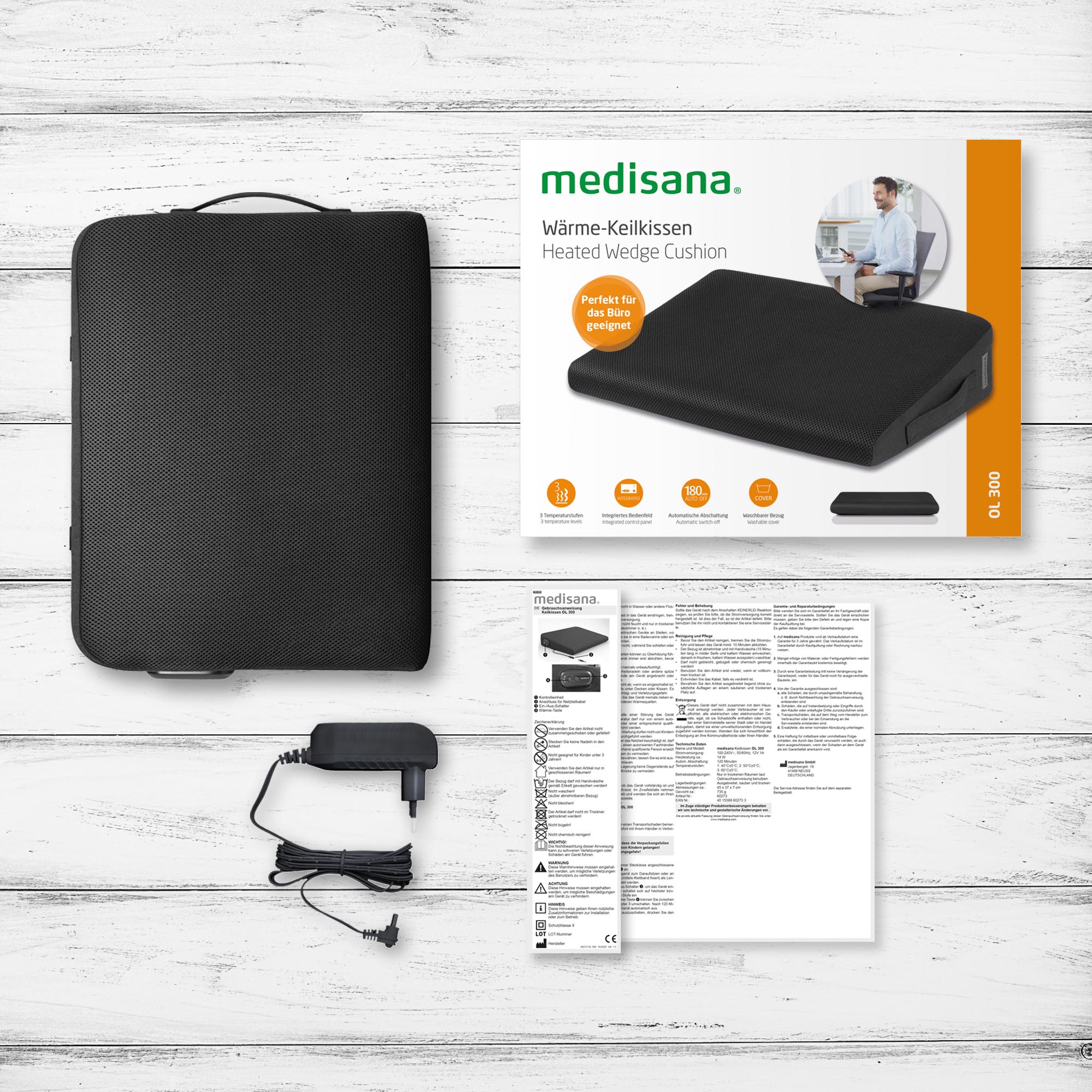 fdef8391036f701887aa3e1550ee2b40 OL 300 | Heated Wedge Cushion