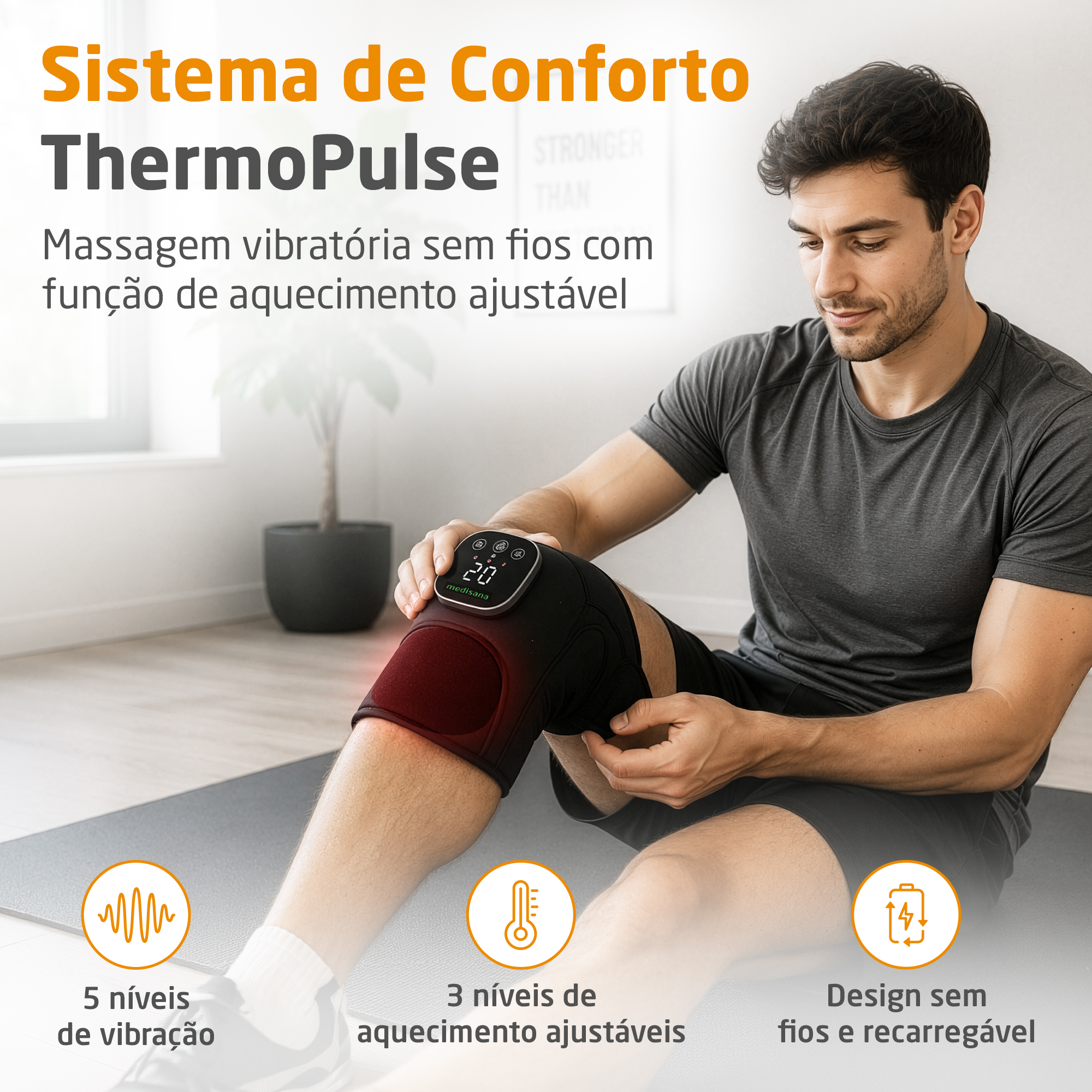 Cordless Vibrating Knee Massager | KM 100