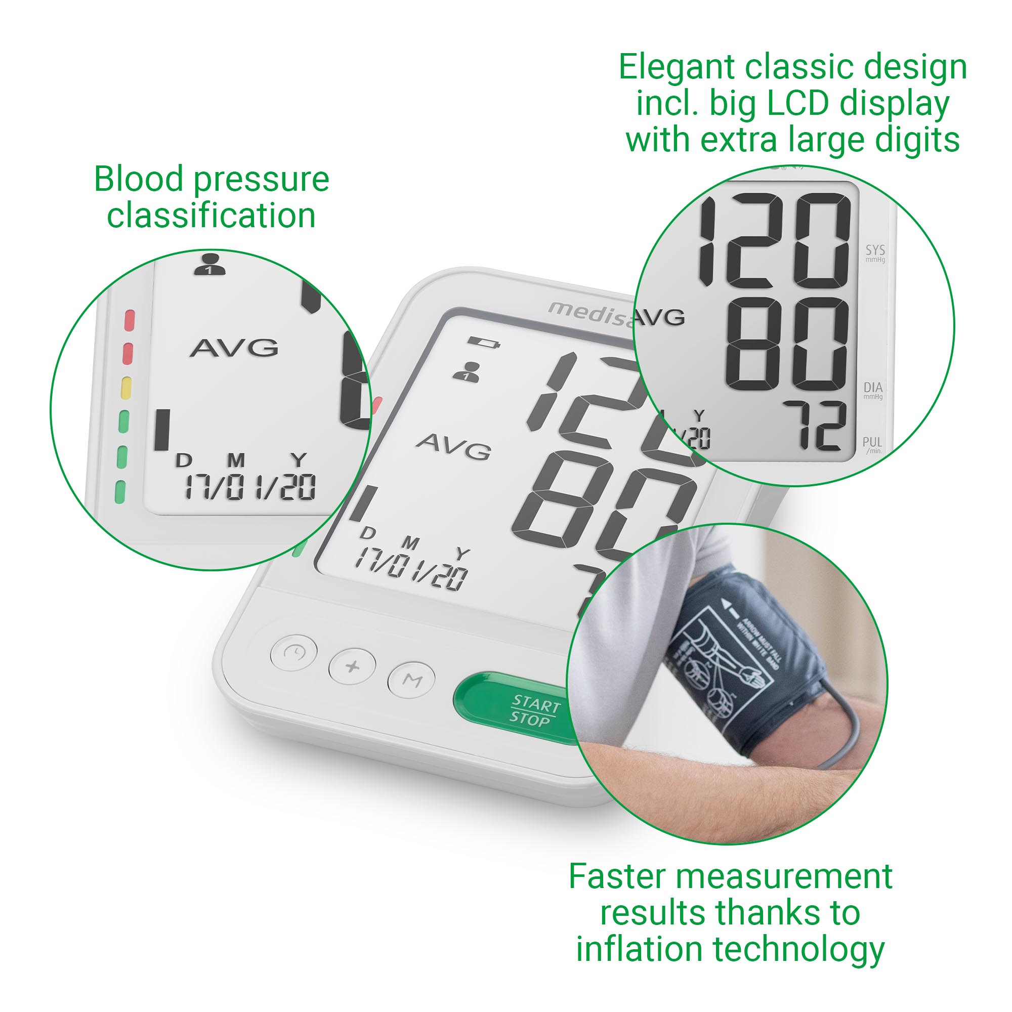 d645b929c559fff1b9fa03495e8f0573 BU 586 Voice | Upper arm blood pressure monitor