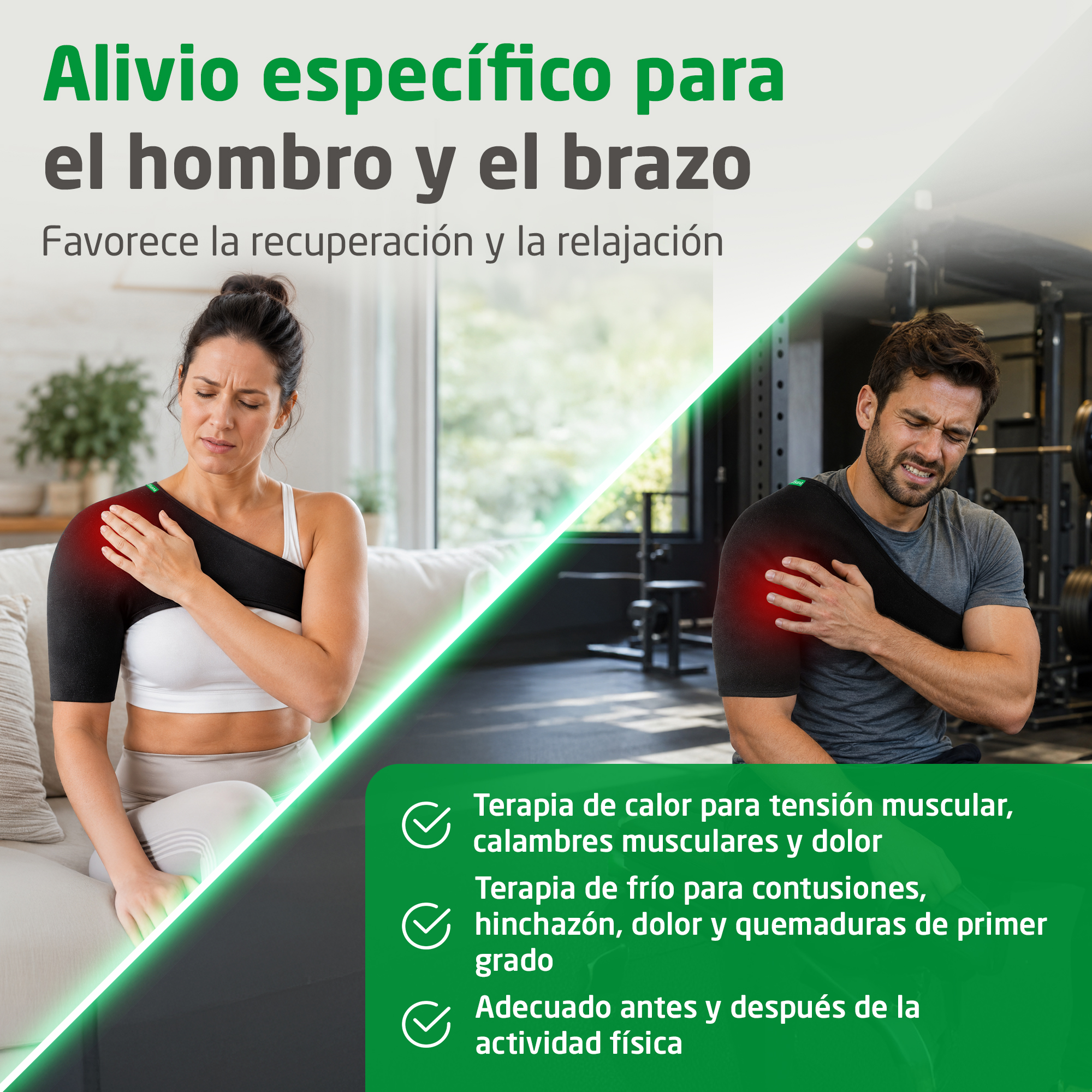 GP 102 | Compresa térmica y fría para el hombro