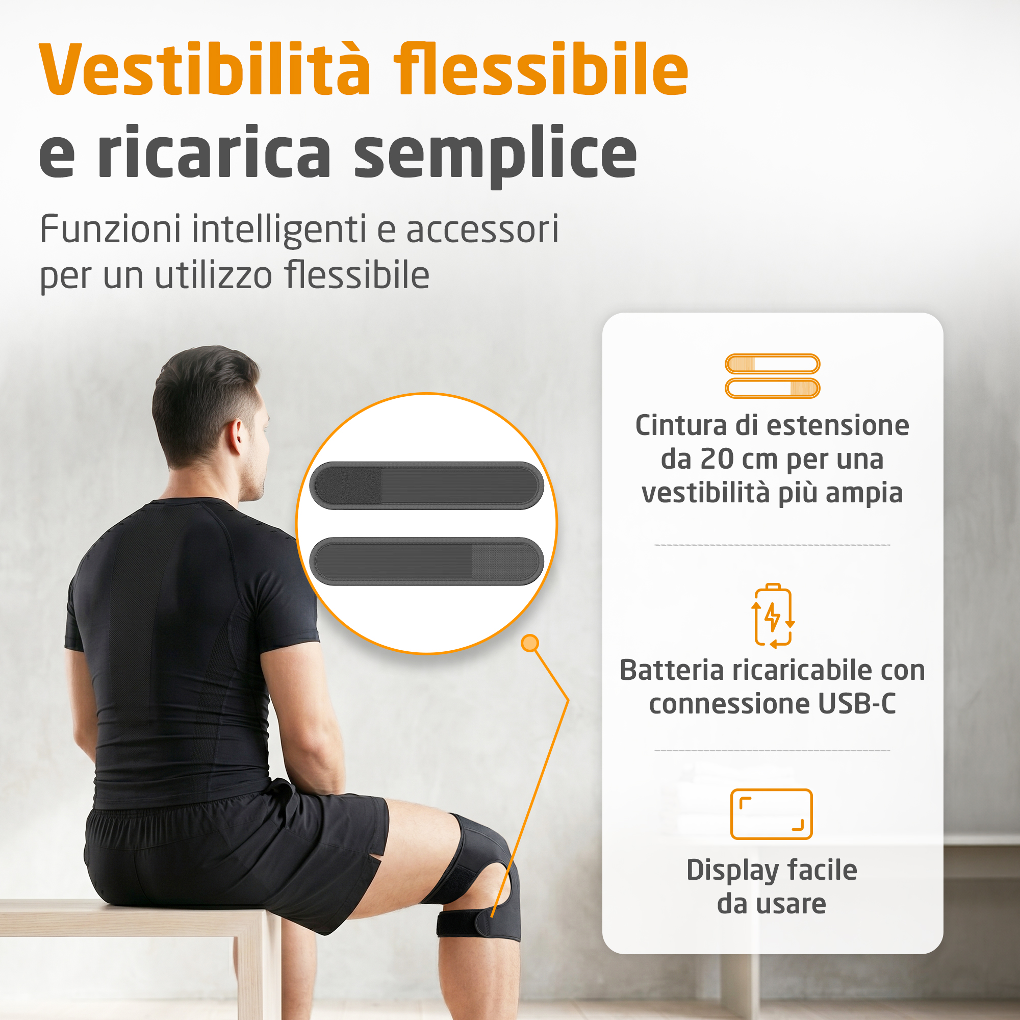 Cordless Vibrating Knee Massager | KM 100