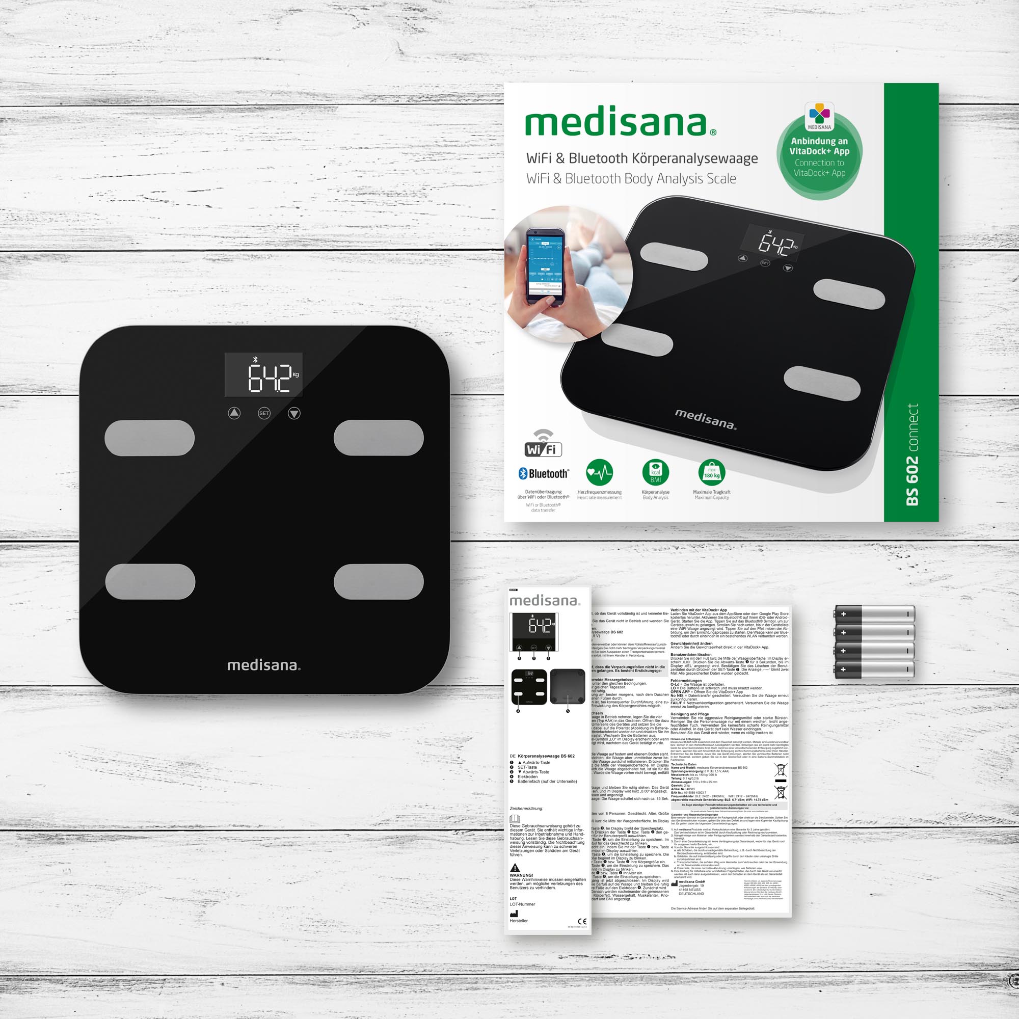 BS 602 connect | Báscula de análisis corporal WiFi & Bluetooth