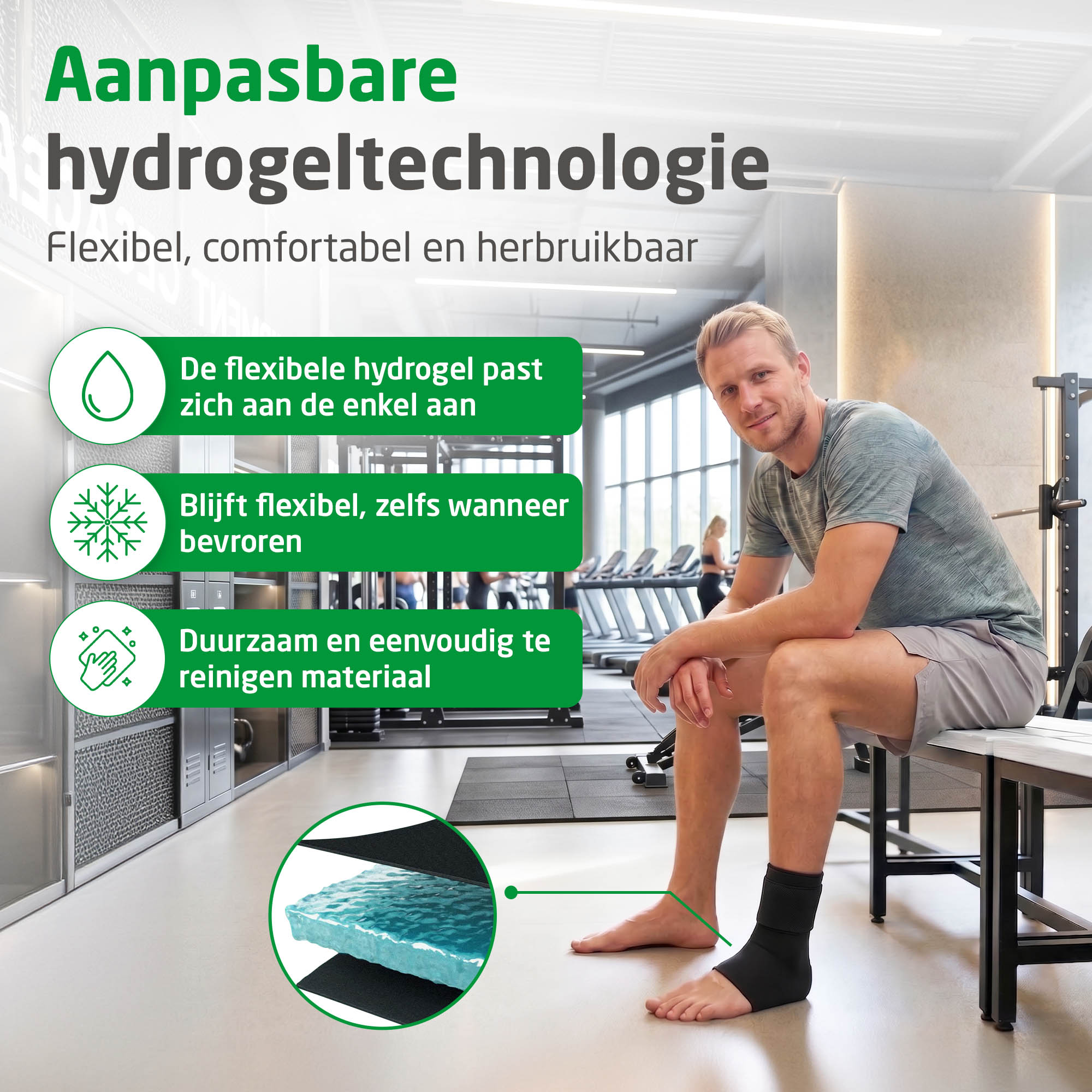 GP 106 | Warmte- en koudepakking voor het enkelgewricht