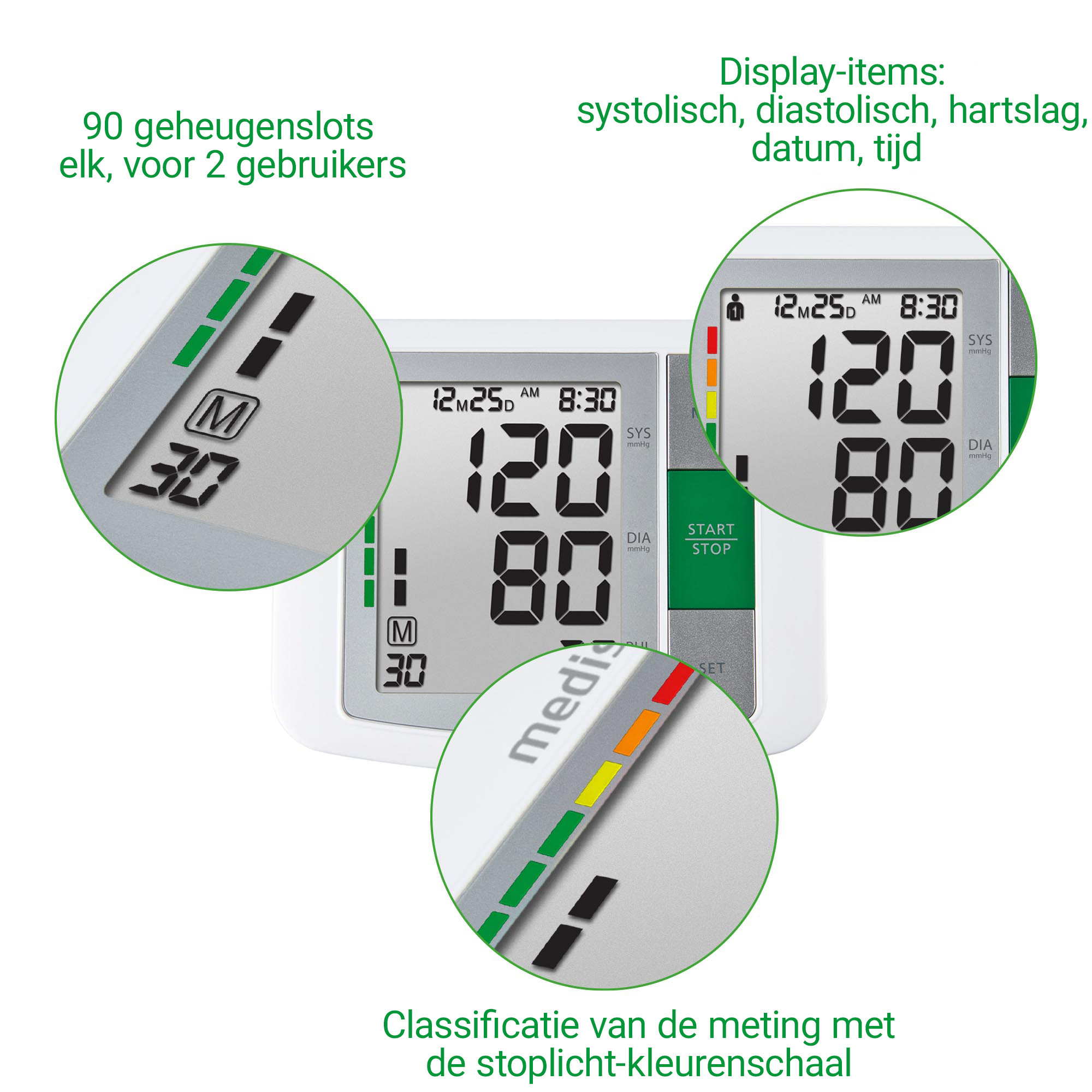 BU 510 | Bovenarm Bloeddrukmeter BU 510 | Bovenarm Bloeddrukmeter