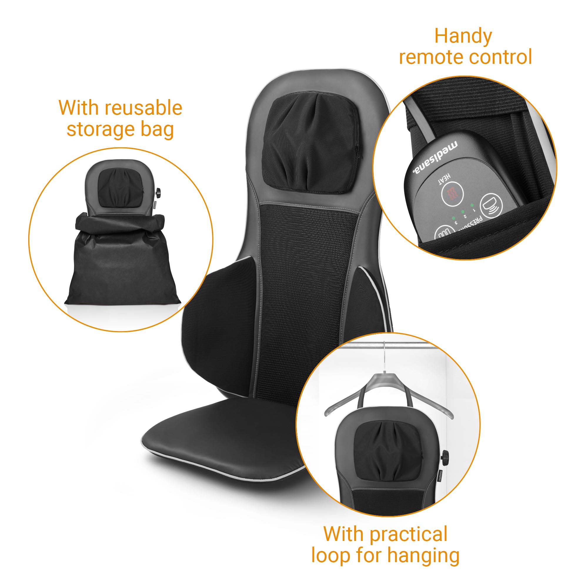 MC 823 | Shiatsu Acupressure Massage Seat Pad