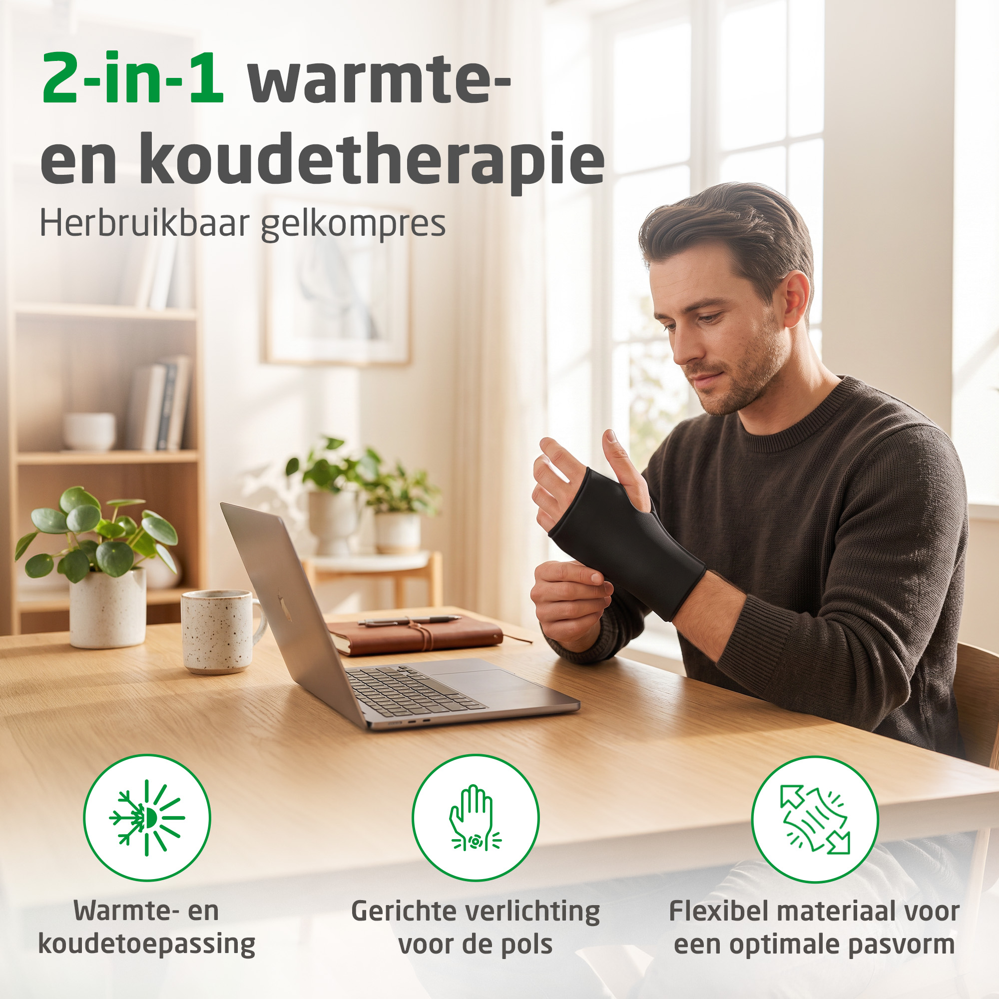 GP 107 | Warmte- en koudepakking voor de pols