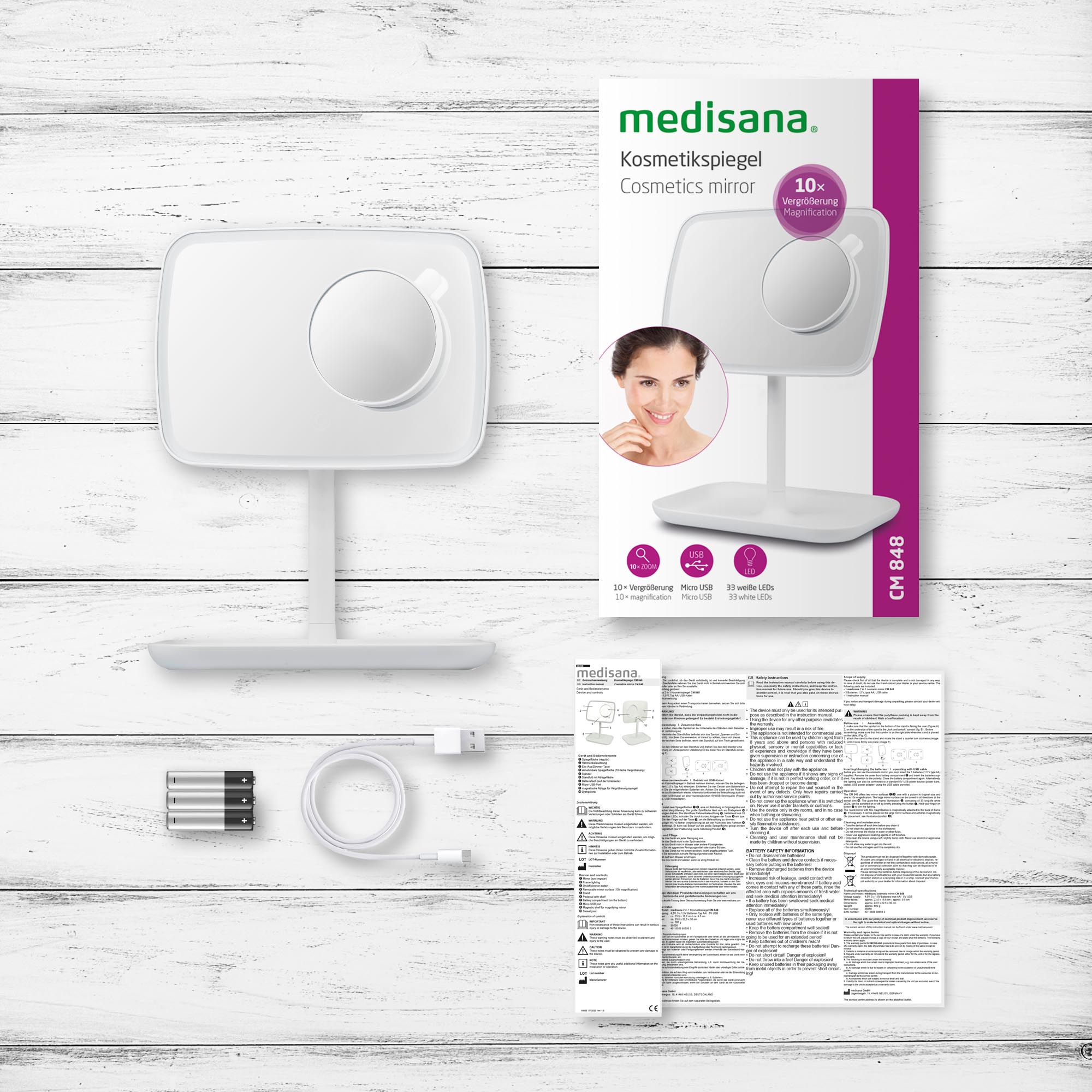 PhasedOut - medisana CM 848 Kosmetikspiegel