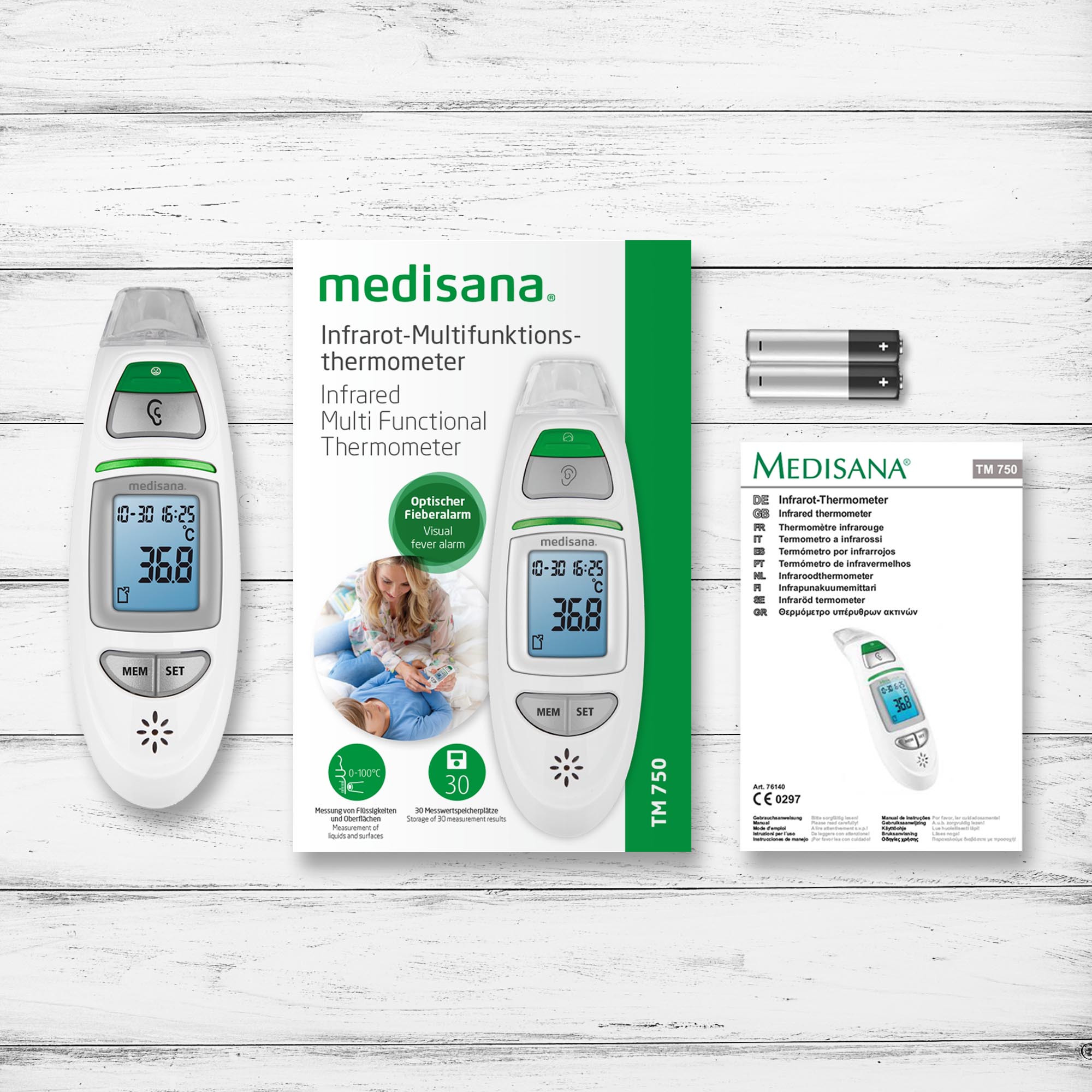 TM 750 | Infrarood-multifunctionele thermometer