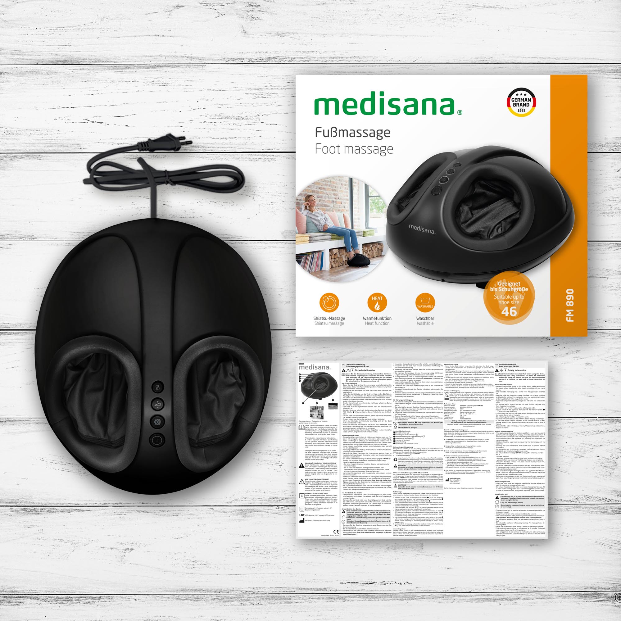 FM 890 | Masajeador de pies Shiatsu