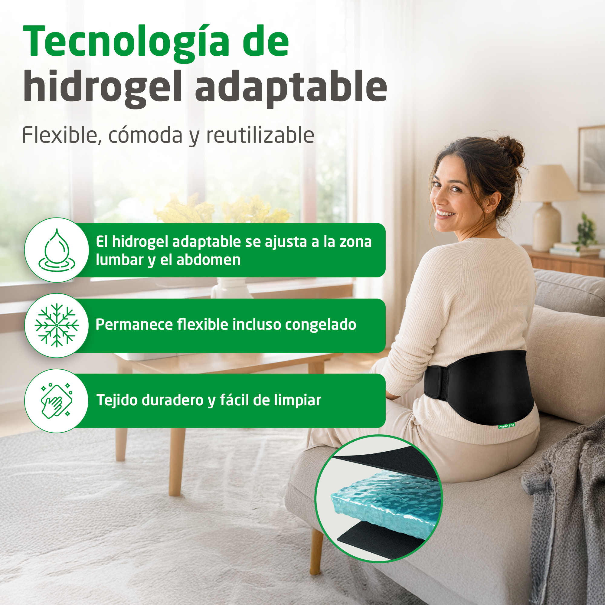 GP 104 | Compresa térmica y fría para la espalda