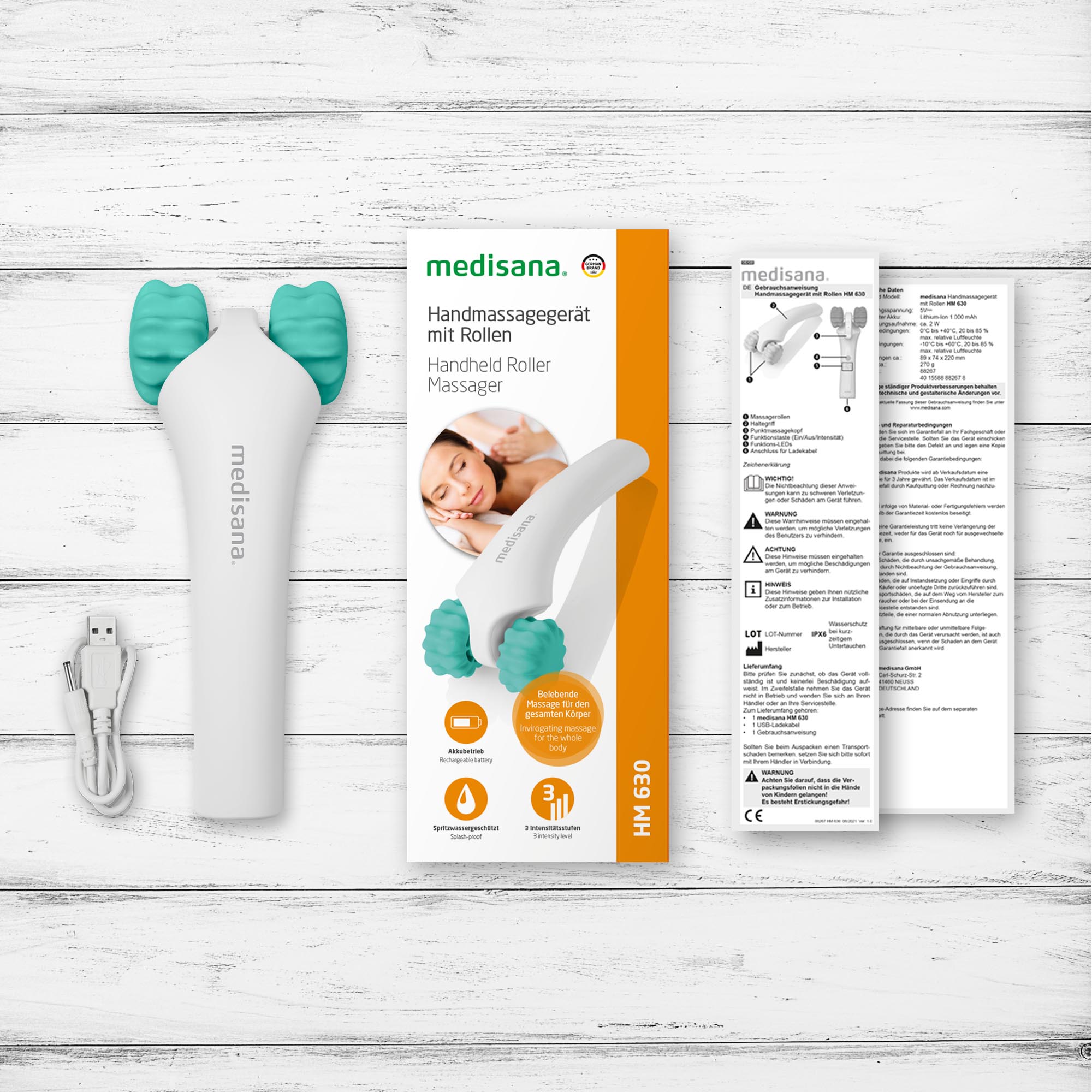 HM 630 | Handheld Roller Massager