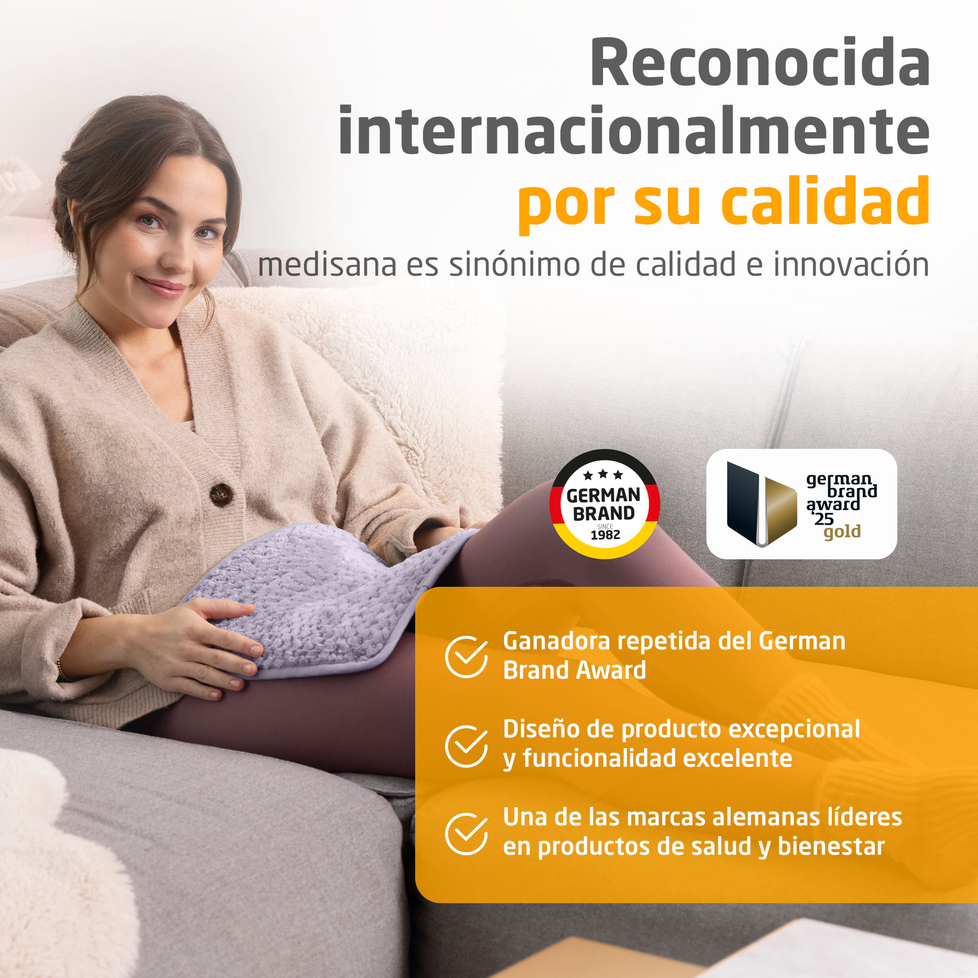 medisana HP 518 Heizkissen - light purple