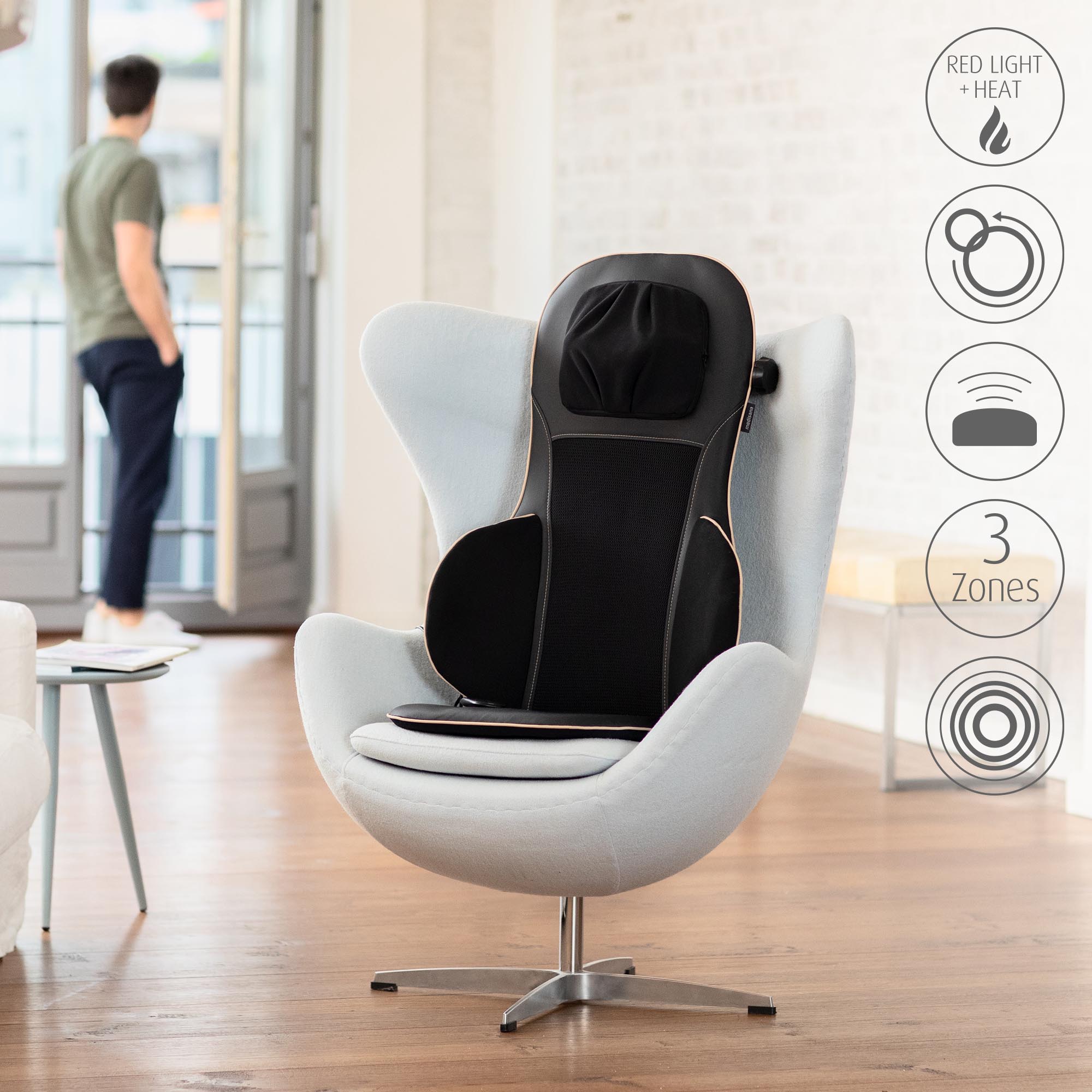 MC 825 beige | Shiatsu acupressuur massagekussen