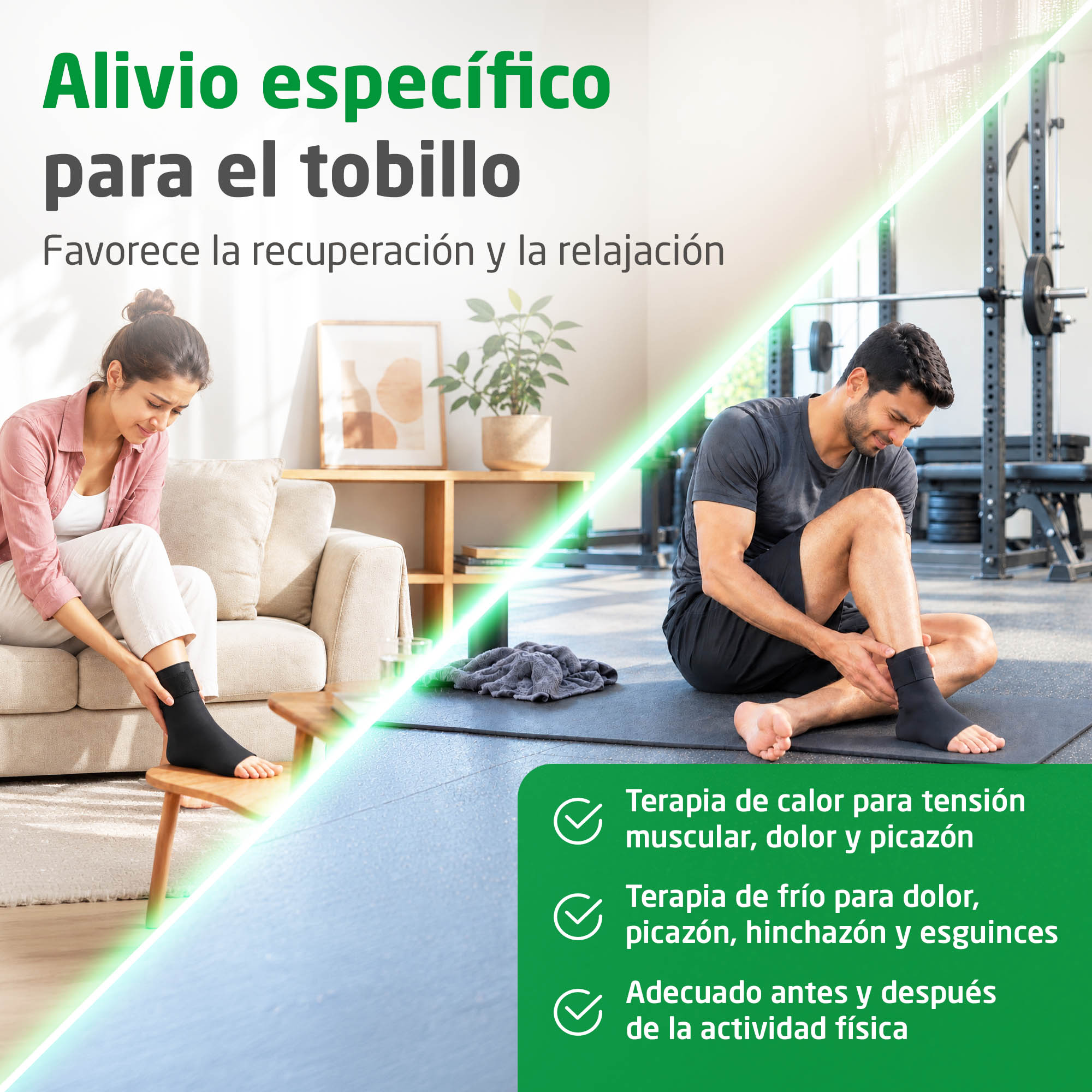 GP 106 | Compresa térmica y fría para el tobillo
