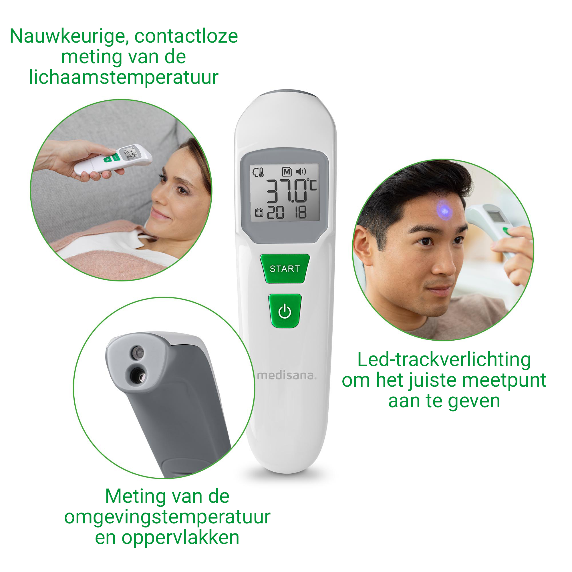 TM 760 | Infrarood-multifunctionele thermometer