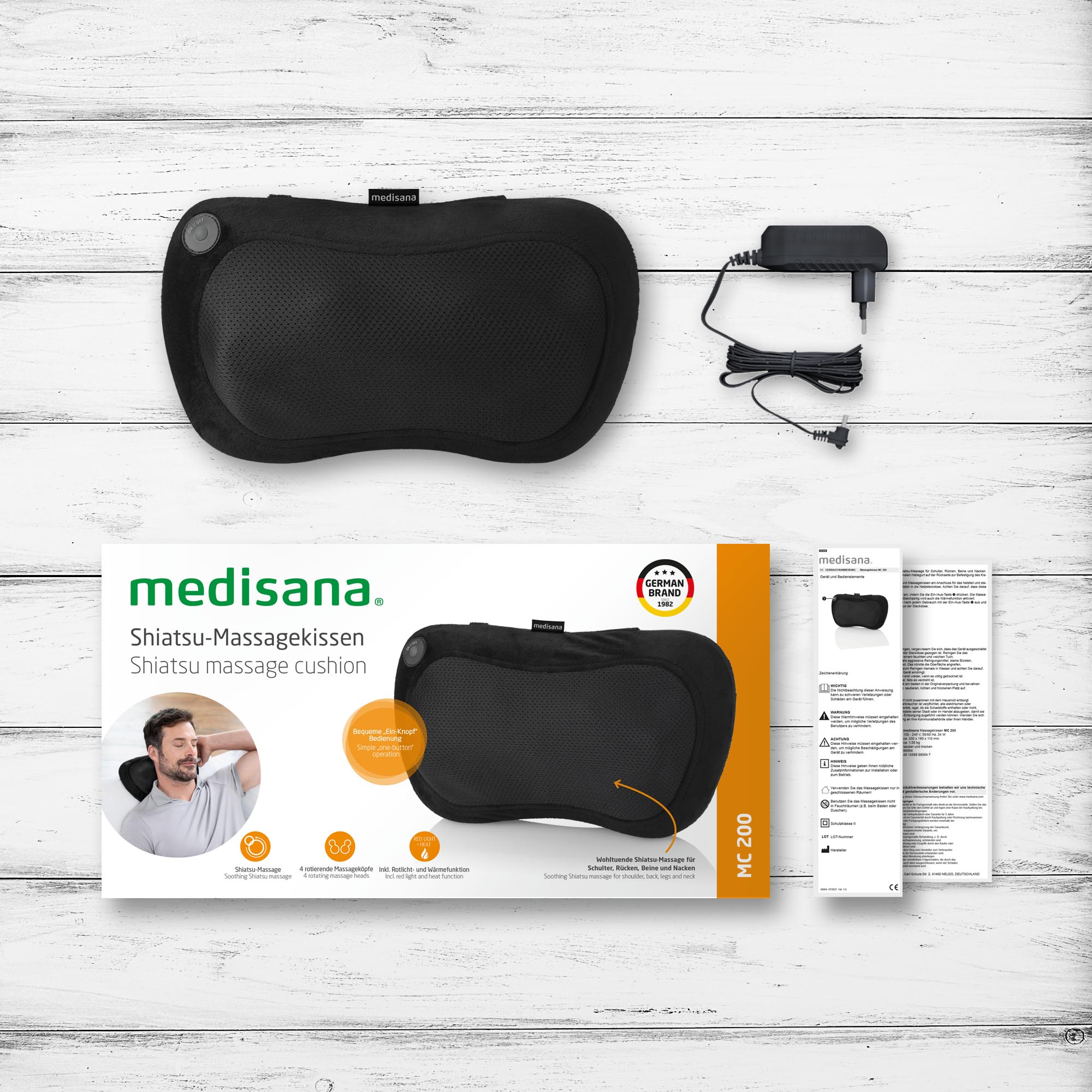 MC 200 | Cojín de masaje shiatsu
