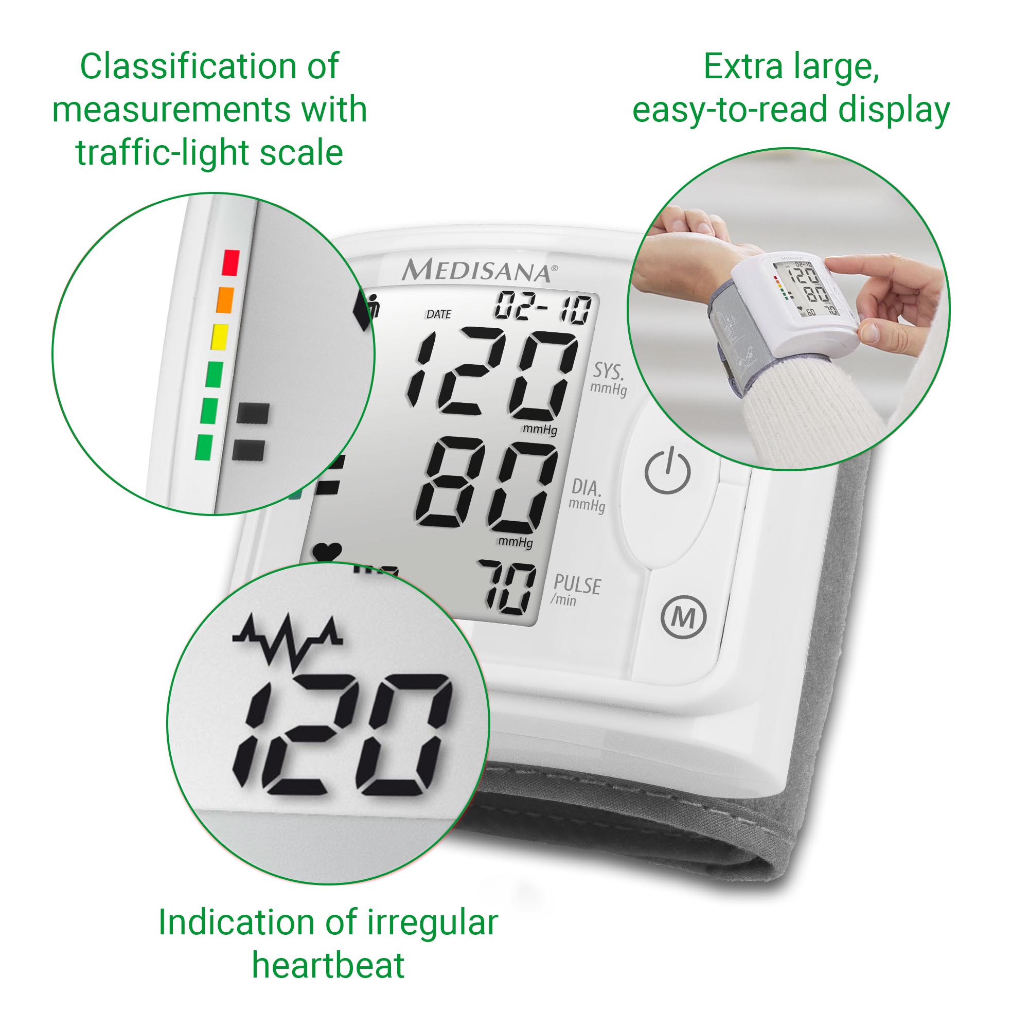 0c12f7cc01c4a62c7309d12fd4b8467b BW 320 | Wrist blood pressure monitor