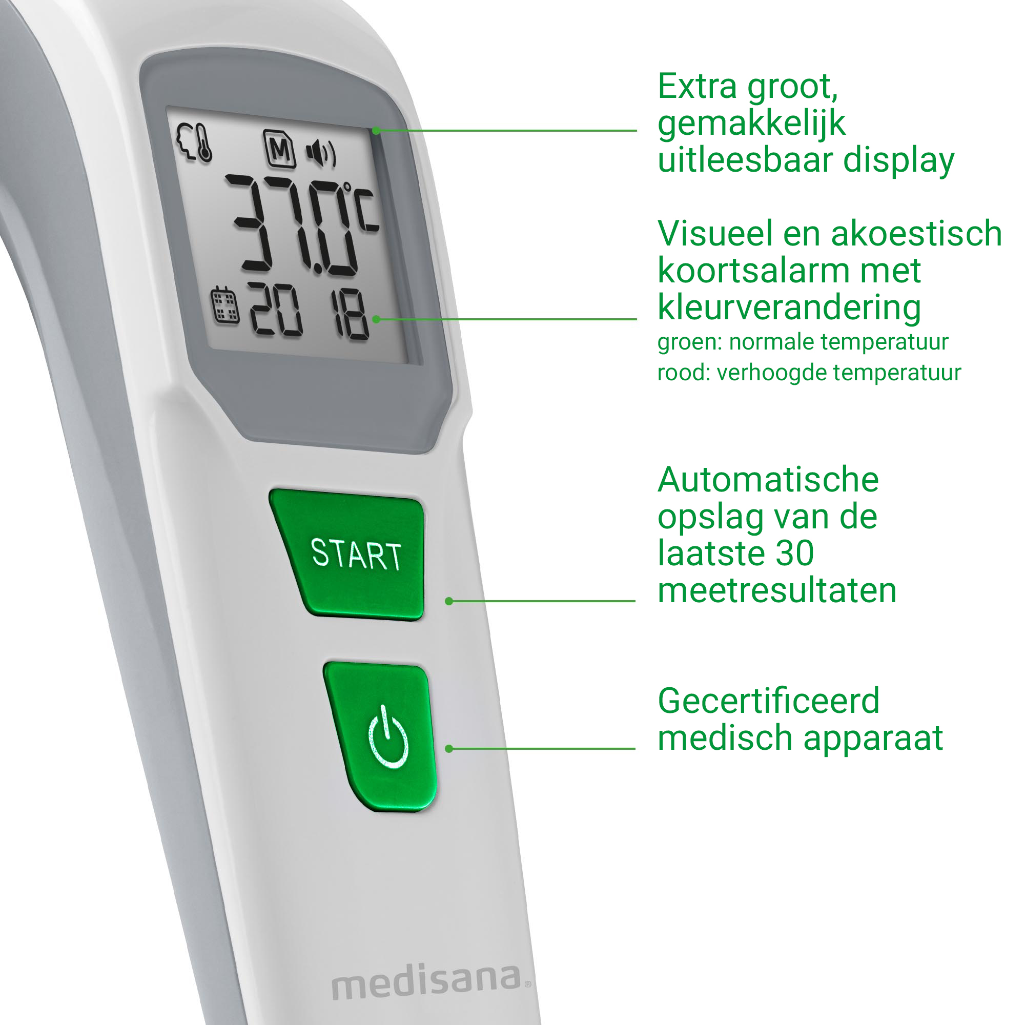 TM 760 | Infrarood-multifunctionele thermometer
