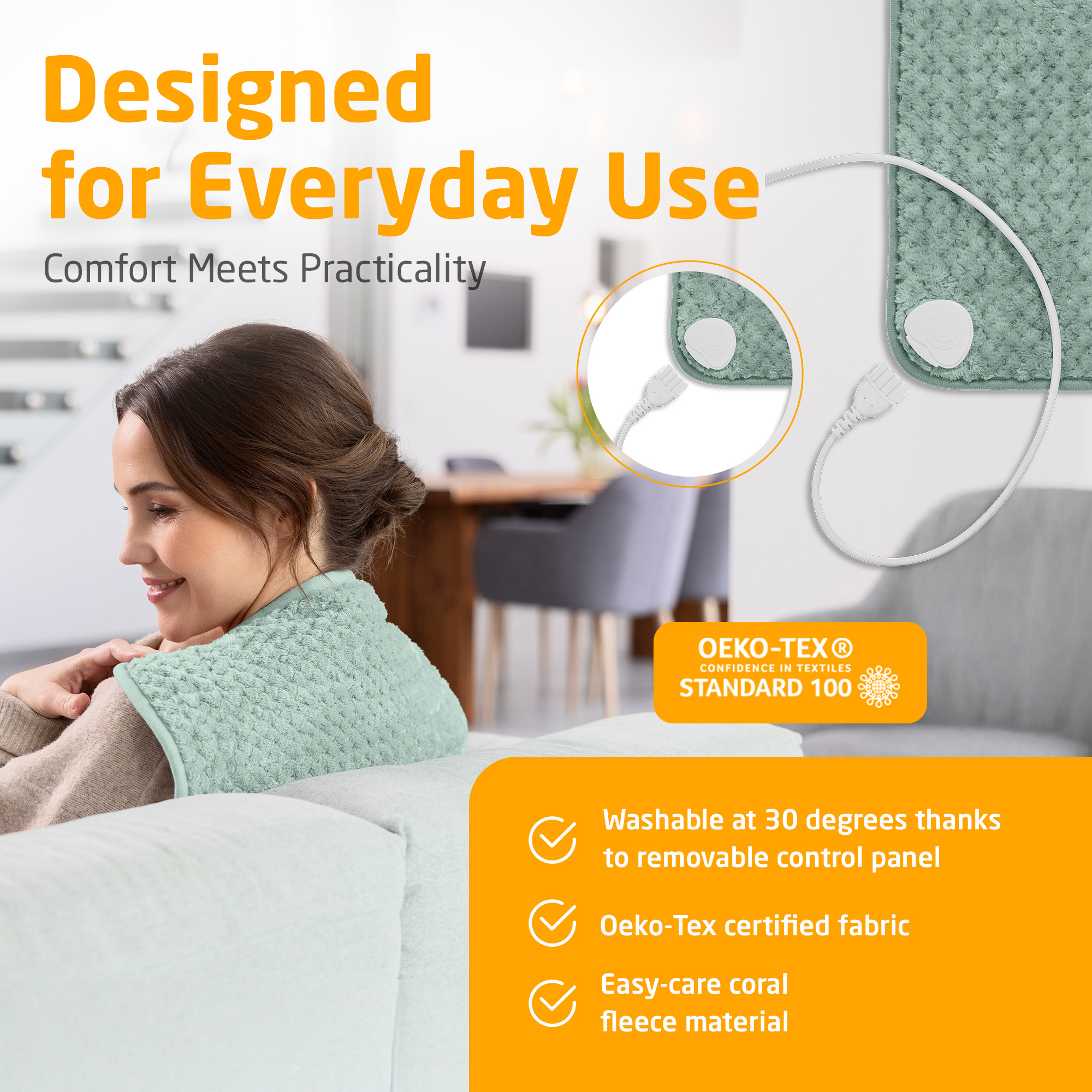 HP 517 | Heated pad | sage green